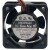 Sanyo Denki 109P0405F601 DC 5V 0.25A 3 Wires Axial Cooling Fan