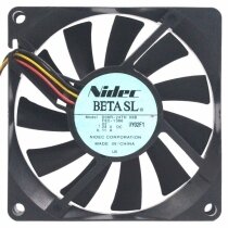 Nidec D08R-24TH 09B DC 24V 0.11A 3 Wires Axial Cooling Fan