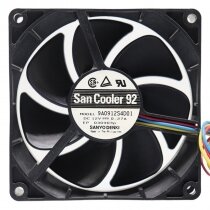 Sanyo Denki 9A0912S4D01 DC 12V 0.27A 2 Wires / 3 Wires Axial Fan