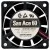 Sanyo 109P0612M627 12V 0.09A 2 Wires Cooling Fan