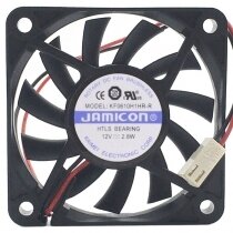 JAMICON KF0610H1HR-R DC 12V 2.8W 2 Wires 6010 HTLS Bearing Axial Fan