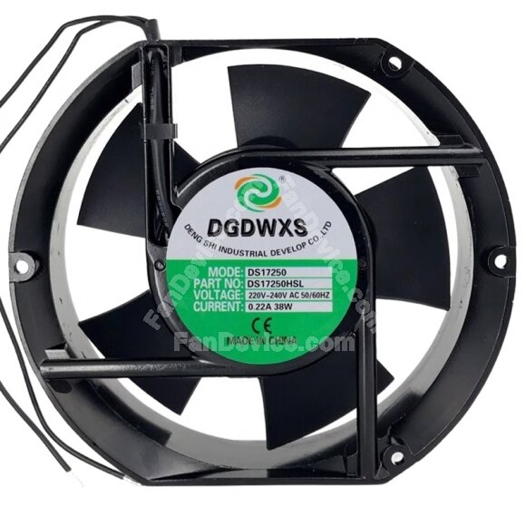 DGDWXS DS17250HSL 220V-240V 0.22A 38W Axial Cooling Fan