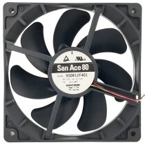 Sanyo Denki 9S0812F401 DC 12V 0.11A 3 Wires 8025 Axial Cooling Fan