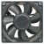 Servo CNDC24Z7Q DC 24V 0.37A 9W 3 Wires 12038 Axial Cooling Fan