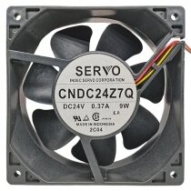 Servo CNDC24Z7Q DC 24V 0.37A 9W 3 Wires 12038 Axial Cooling Fan