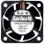 Sanyo 109P0424H7D06 DC 24V 0.08A 3 Wires Axial Cooling Fan