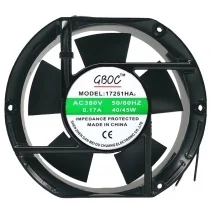 GBOC 17251HA3 380V 0.17A 40/45W Impedance Protected Cooling Fan