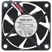NMB-MAT 2410RL-04W-B59 DC 12V 0.20A 3 Wires Axial Cooling Fan