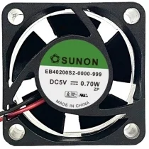 Sunon EB40200S2-0000-999 DC 5V 0.70W 2 Wires Axial Cooling Fan