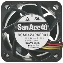 Sanyo 9GA0424P6F001 DC 24V 0.04A 4 Wires PWM Axial Cooling Fan