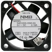 NMB 04010SS-05M-AA DC 5V 0.18A 2 Wires Axial Cooling Fan