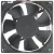 ADDA AD08012LB257004 12V 0.09A 2 Wires Axial DC Brushless Cooling Fan