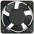 SAN JUN SJ1338HA2 220V-240V 0.15A Impedance Protected Ball Bearing Cooling Fan