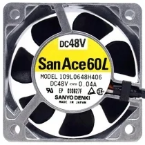 Sanyo 109L0648H406 48V 0.06A 3 Wires Axial Cooling Fan