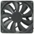 YOUNG LIN DFS122512L 12V 2.2W DC Brushless 2 Wires Axial Cooling Fan