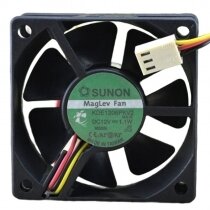 Sunon KDE1206PKV2 DC 12V 1.1W 2 Wires / 3 Wires Axial Cooling Fan