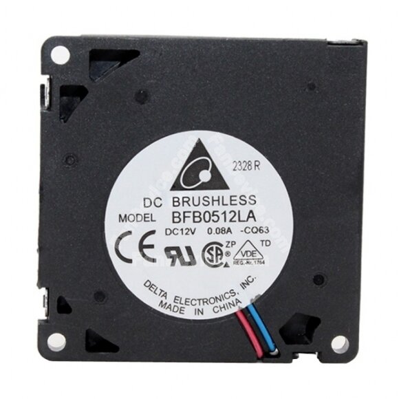 Delta BFB0512LA DC 12V 0.08A 3 Wires Blower Cooling Fan