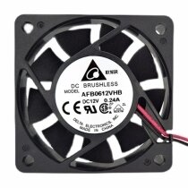 Delta AFB0612VHB DC 12V 0.24A 2 Wires / 3 Wires / 4 Wires Axial Cooling Fan
