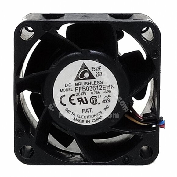 Delta FFB03612EHN DC 12V 0.75A 2 Wires / 3 Wires / 4 Wires Axial Cooling Fan