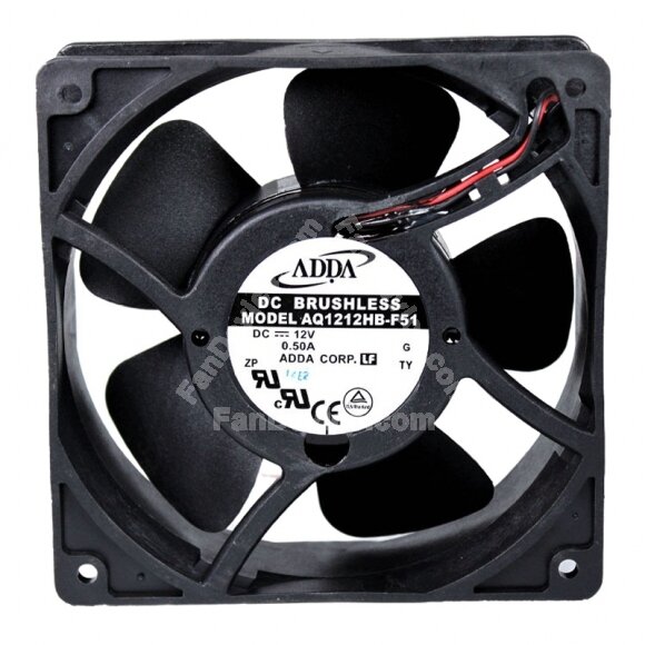 ADDA AQ1212HB-F51 DC 12V 0.50A 12038 Axial Brushless Cooling Fan