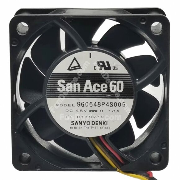 Sanyo Denki San Ace 60 9G0648P4S005 DC 48V 0.18A 6025 PWM Axial Cooling Fan