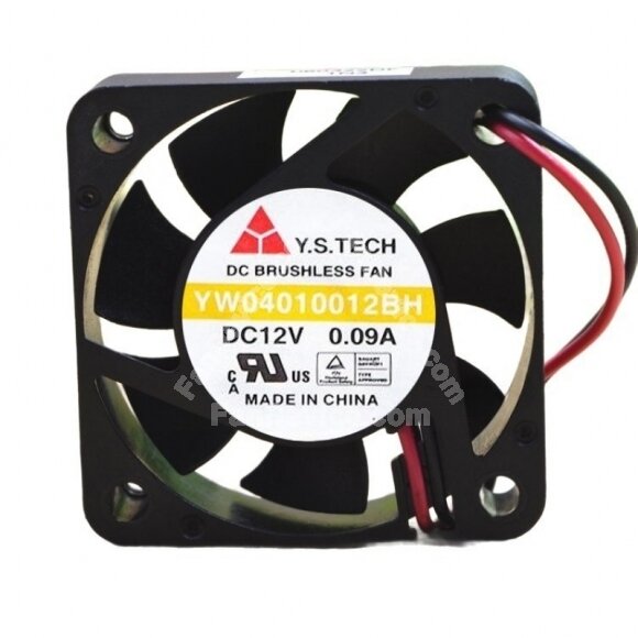 Y.S.TECH YW04010012BH DC 12V 0.09A 2 Wires / 3 Wires Axial Cooling Fan