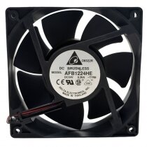 Delta AFB1224HE DC 24V 0.36A 2 Wires / 3 Wires / 4 Wires Axial Cooling Fan
