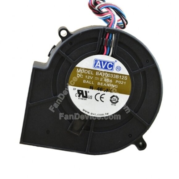 AVC BA10033B12S DC 12V 2.85A 2 Wires / 3 Wires / 4 Wires Blower Cooling Fan