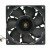 Delta PFM1212VJ-00 DC 12V 5.50A 4 Wires Axial Cooling Fan