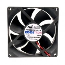 COOL TRON FD8025B12W11-3R21A DC 12V 5.40W 2 Wires / 3 Wires Axial Cooling Fan