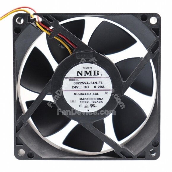 NMB 09225VA-24N-FL DC 24V 0.29A 9225 Axial Cooling Fan
