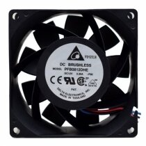 Delta PFB0812DHE DC 12V 3.3A 2 Wires / 3 Wires / 4 Wires Axial Cooling Fan