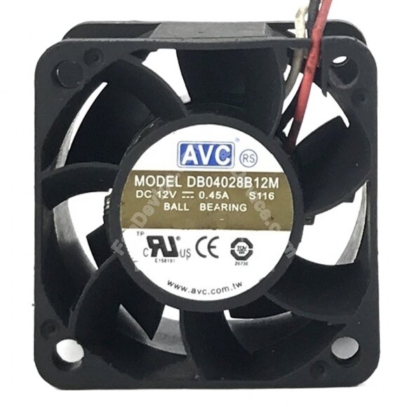 AVC DB04028B12M DC 12V 0.45A 4028 Axial Cooling Fan