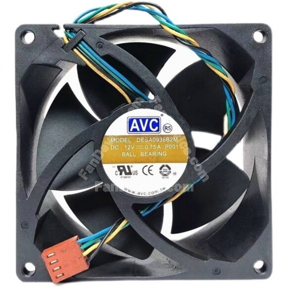 AVC DESA0938B2M DC 12V 0.75A 9038 Axial Cooling Fan