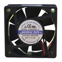 JAMICON JF0625b2M-R DC 24V 0.13A 2 Wires Axial Cooling Fan
