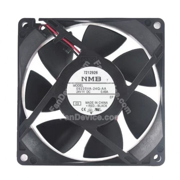 NMB 09225VA-24Q-AA DC 24V 0.49A 9225 Axial Cooling Fan