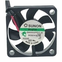 Sunon GM0503PEV1-8 DC 5V 0.7W 2 Wires Axial Cooling Fan
