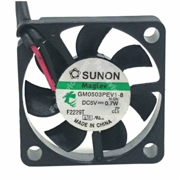 Sunon GM0503PEV1-8 DC 5V 0.7W 2 Wires Axial Cooling Fan