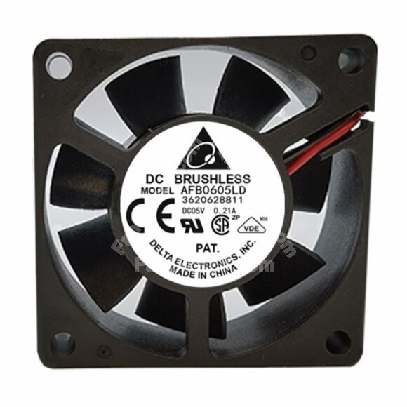 Delta AFB0605LD DC 5V 0.21A 2 Wires / 3 Wires Axial Cooling Fan