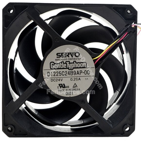 Servo D1225C24B9AP-00 DC 24V 0.29A 12025 Axial Cooling Fan