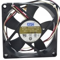 AVC DA08020B12H DC 12V 0.35A 8020 Axial Ball Bearing Cooling Fan