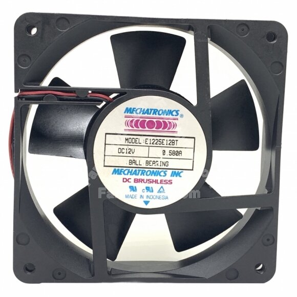 MECHATRONICS E1225E12BT DC 12V 0.580A 12025 Axial Ball Bearing Cooling Fan