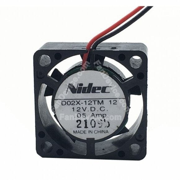 Nidec D02X-12TM DC 12V 0.05A 2 Wires / 3 Wires Axial Cooling Fan