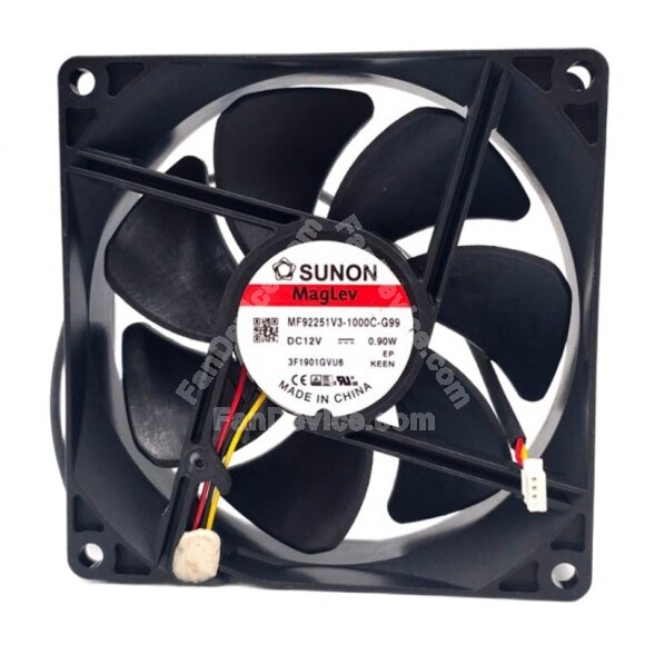 Sunon Maglev MF92251V3-1000C-G99 DC 12V 0.90W 9025 Axial Cooling Fan