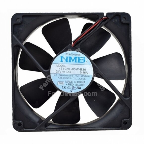 NMB 4710NL-05W-B30 DC 24V 0.16A 2 Wires / 3 Wires Axial Cooling Fan