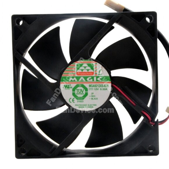 MAGIC MGA9212XS-A25 DC 12V 0.32A 9225 Axial Cooling Fan