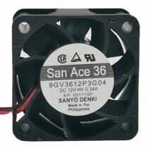 Sanyo Denki San Ace 36 9GV3612P3G04 DC 12V 0.34A 3628 Axial Cooling Fan