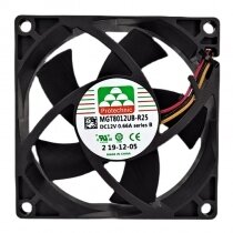 Protechnic MAGIC MGT8012UB-R25 DC 12V 0.66A 8025 Axial Cooling Fan