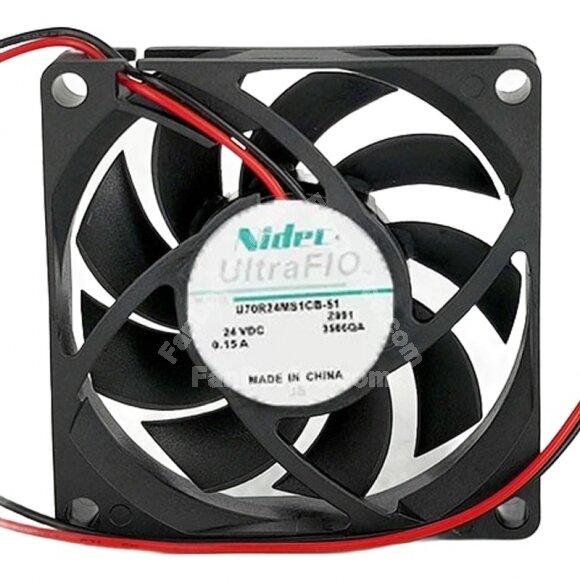 Nidec U70R24MS1CB-51 DC 24V 0.15A 7015 Axial Cooling Fan