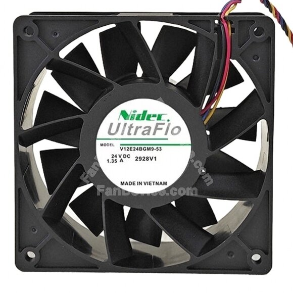 Nidec V12E24BGM9-53 DC 24V 1.35A 12038 Axial Cooling Fan
